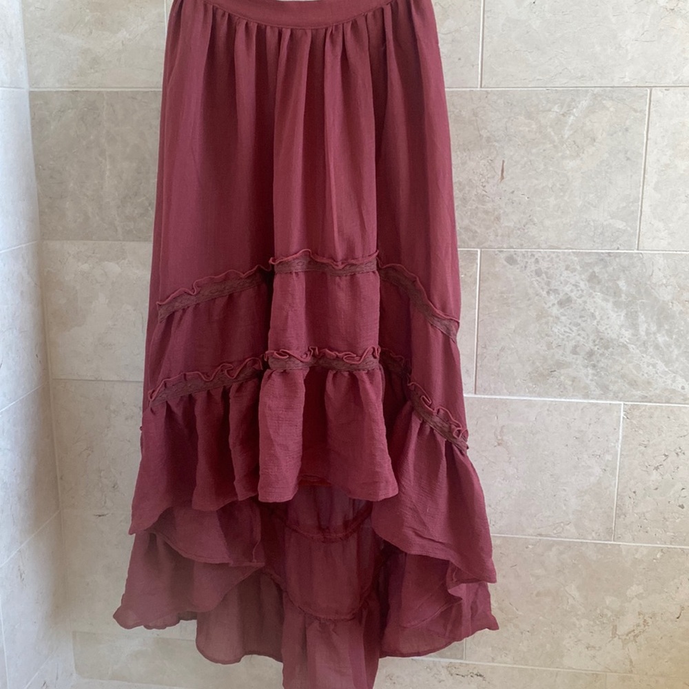 Girls Size 12 High low skirt
